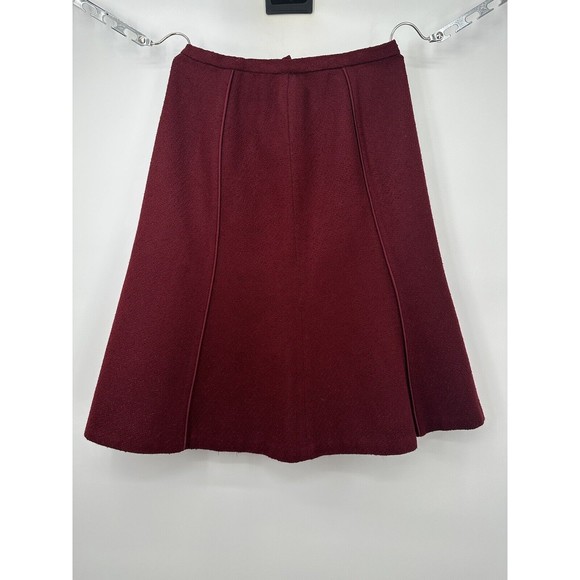Vintage Talbots Wool Herringbone‎  zipper  A-Line Skirt Women's 4P  Academia - Picture 8 of 11